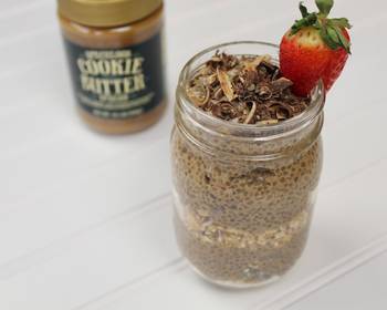 Easy Recipe Chia pudding with cookie butter Practical Delicious