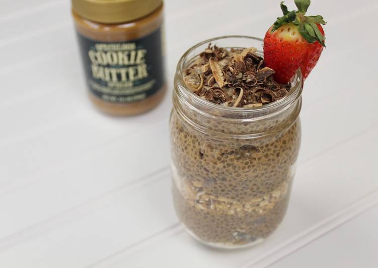 How to Prepare Homemade Chia pudding with cookie butter