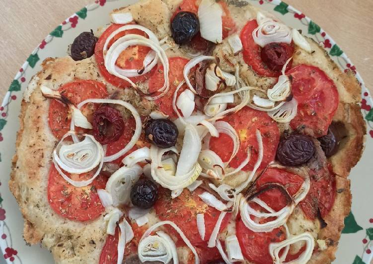 Recipe of Super Quick Homemade Focaccia alla siciliana