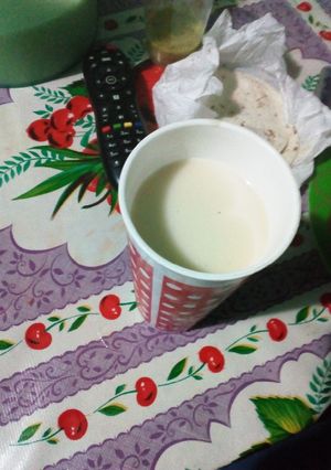 Una foto de Agua de rompope