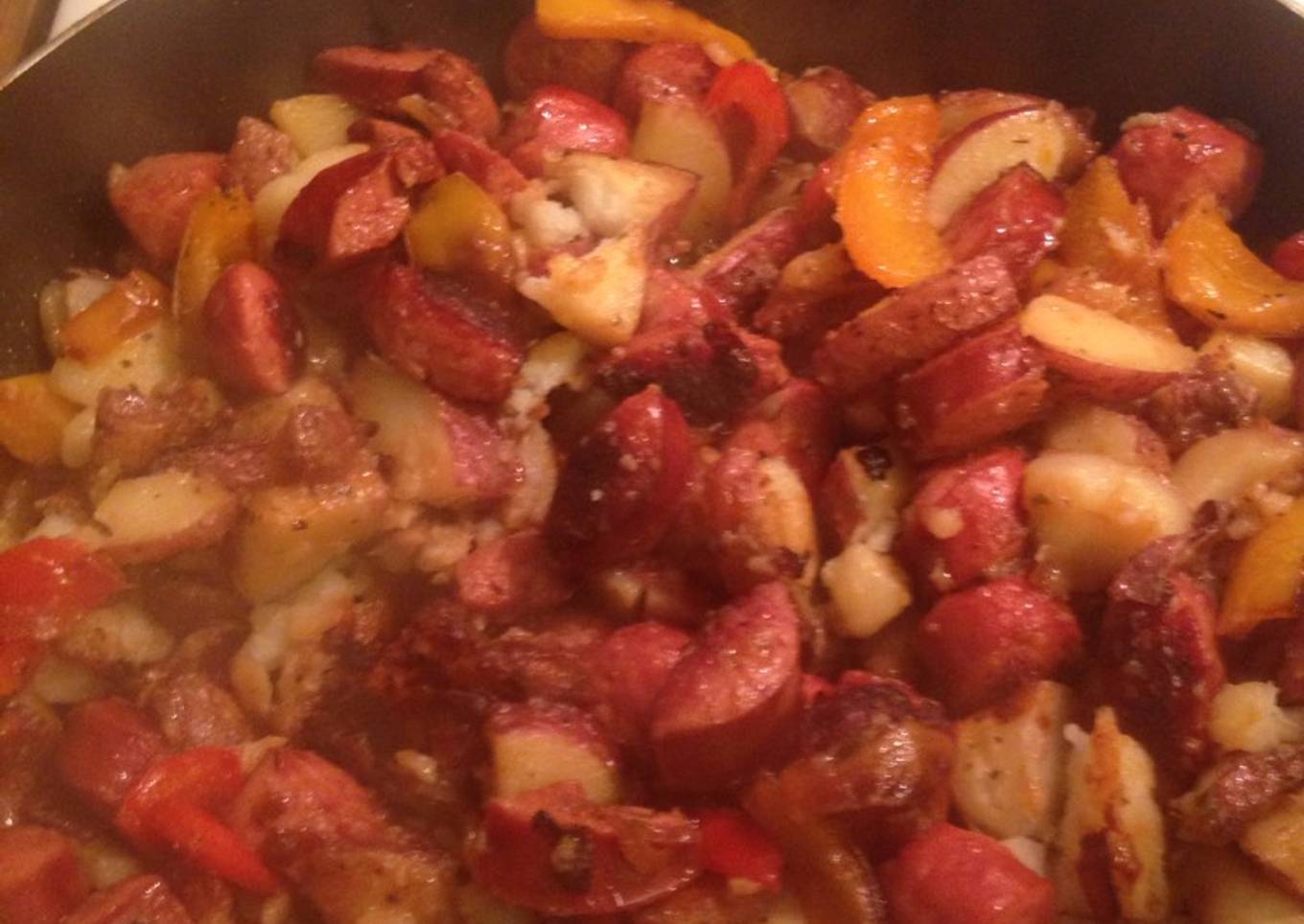 Sausage and potatoes 