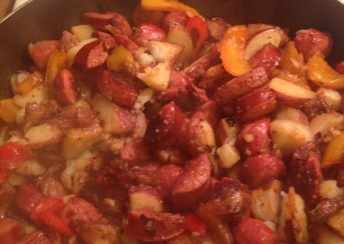 Simple Way to Make Jamie Oliver Sausage and potatoes