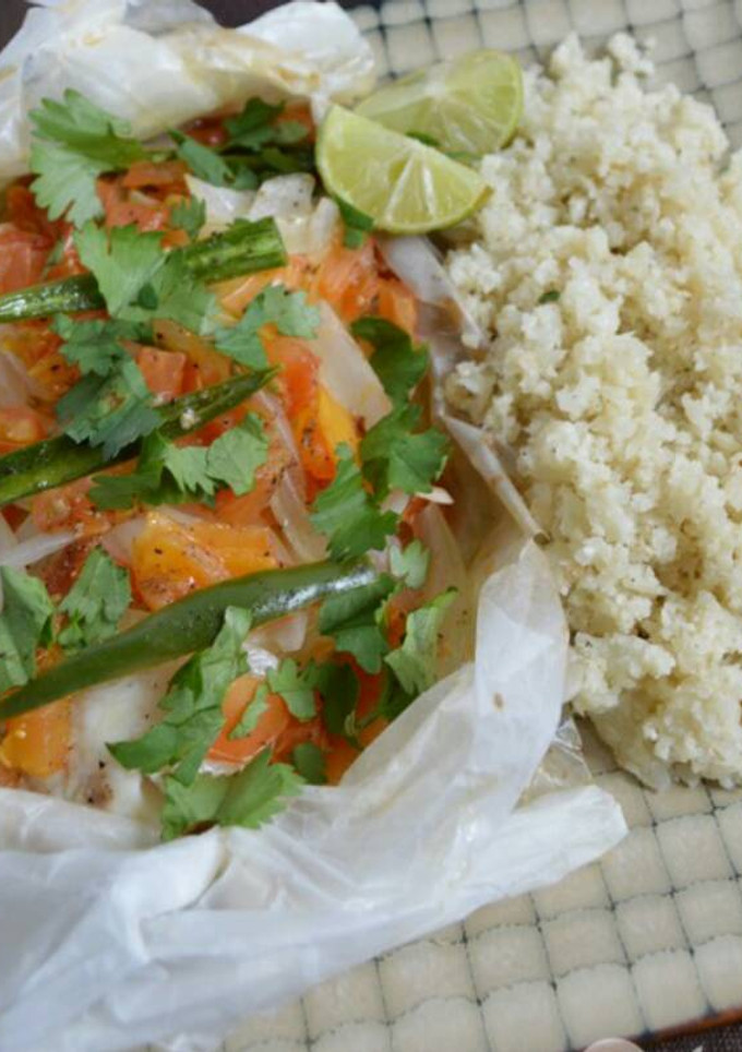 Una foto de Pescado empapelado fácil