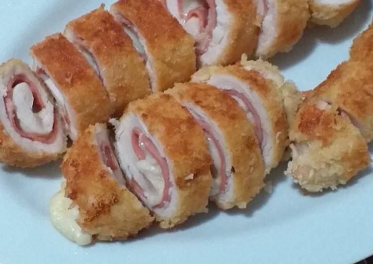 Cara Membuat Chicken Cordon Bleu Yang Gurih