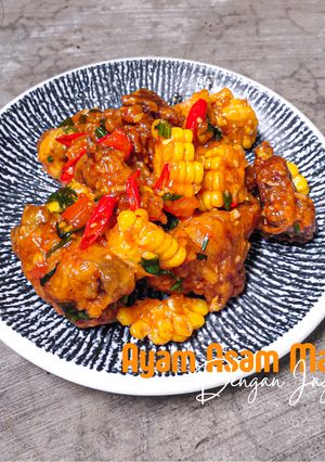 Foto resep 16. Ayam Asam Manis dengan Jagung