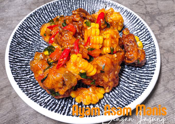 Resep 16 Ayam Asam Manis Dengan Jagung Oleh My Food Journey Cookpad