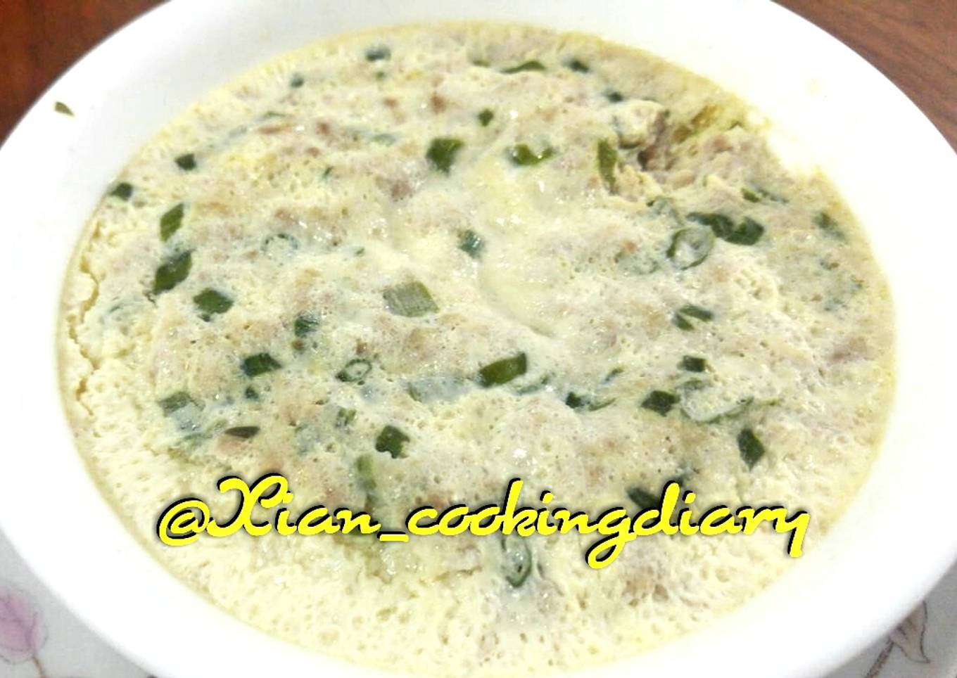Tim telur daging cincang #makanansehat
