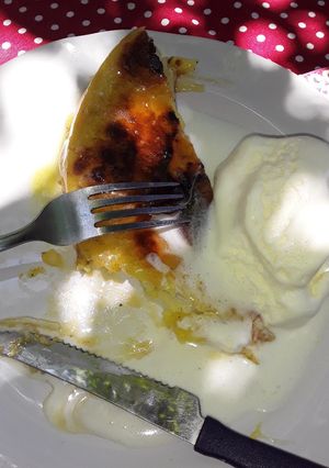 Una foto de Panqueque de Manzana