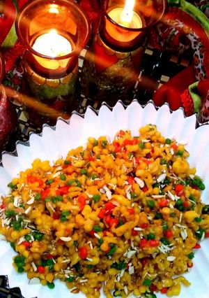 A picture of Meethi boondi.