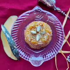 Pumpkin halwa A picture of Pumpkin halwa.