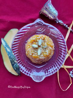 A picture of Pumpkin halwa.