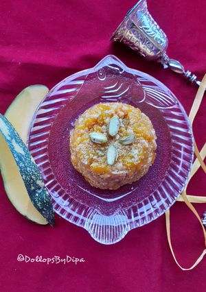 A picture of Pumpkin halwa.
