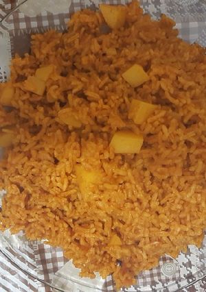 عکسی از دستور شام ساده(برنج قرمزی)
