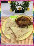 Chicken Qorma With Nan.