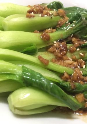 Foto resep Pokcoy bawang putih ala resto murah meriah