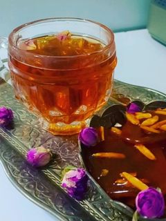 عکسی از دستور چای سیاه با عطر گل محمدی