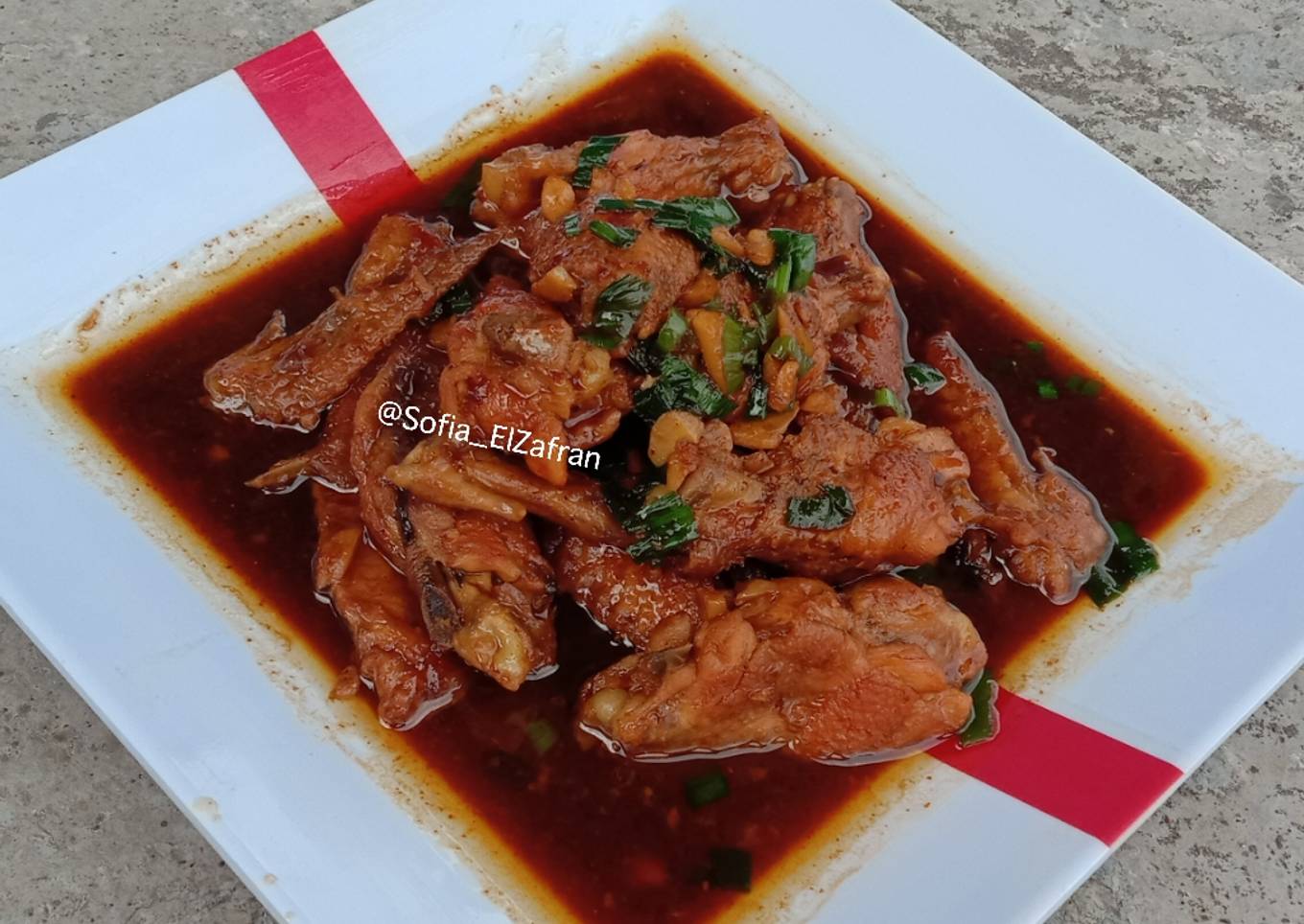 Ayam goreng masak madu pedas