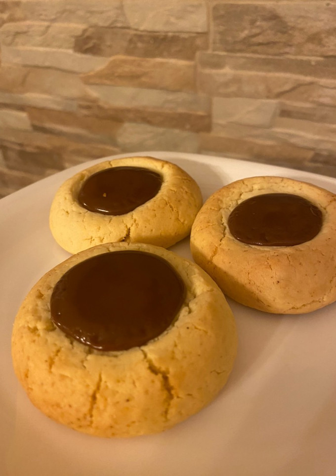 Una foto de Ojitos de dulce de leche