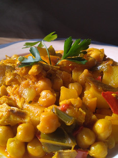 Una foto de Ropa vieja al estilo de Gran Canarias