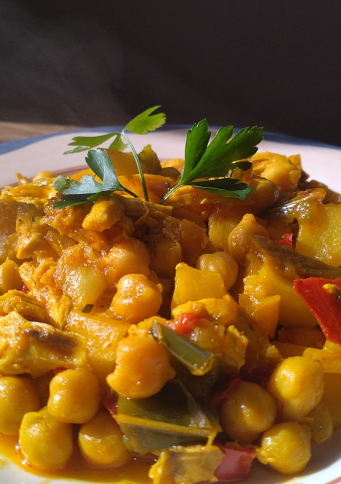 Una foto de Ropa vieja al estilo de Gran Canarias