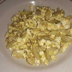 A picture of Orak arik telur simple.