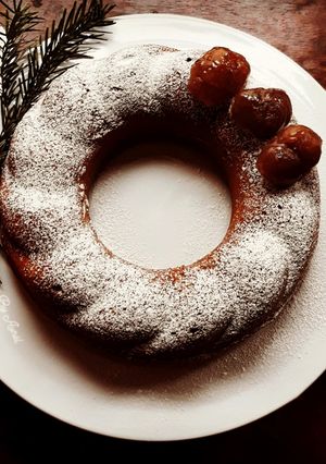 Une photo de ☆Gâteau Mousseux à la Crème de Marron Glacés☆