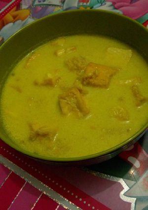 Foto resep Sayur tahu toge bumbu kuning
