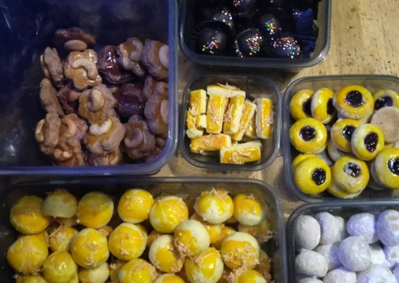 Kue lebaran 1 adonan 6 jenis kuker