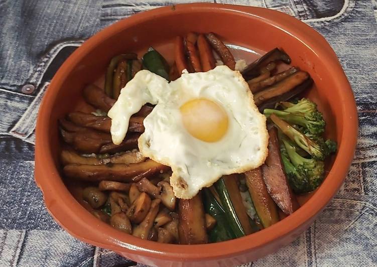 Bibimbap vegetariano