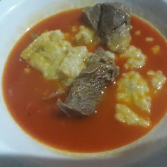 A picture of Cocoyam soup.