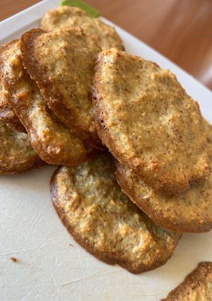 Una foto de Galletas de coco y harina de almendras grez