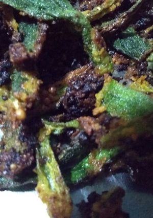 A picture of Crispy lady's finger.