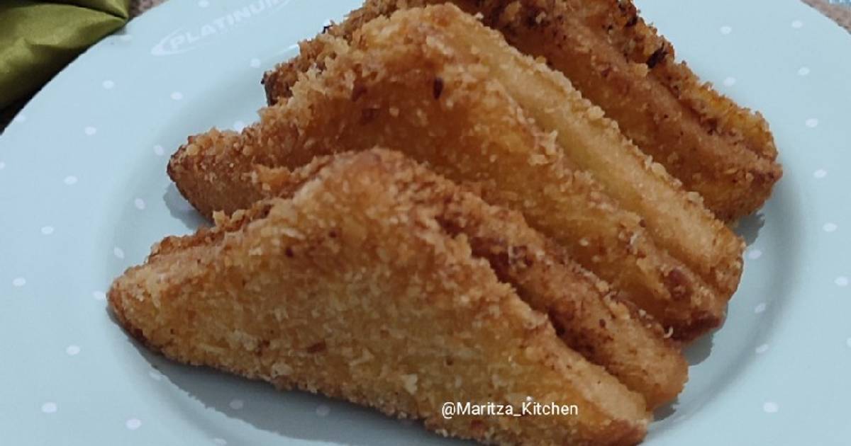 Resep Egg Potatoes Fried Croquette Toast oleh Maritza Kitchen Cookpad