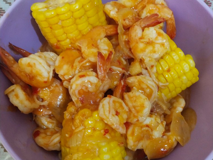 Cara Gampang Membuat Udang saus padang by me Anti Gagal