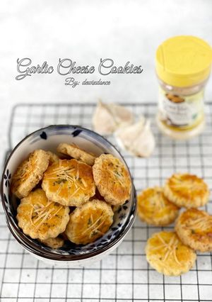 Foto resep Garlic cheese cookies