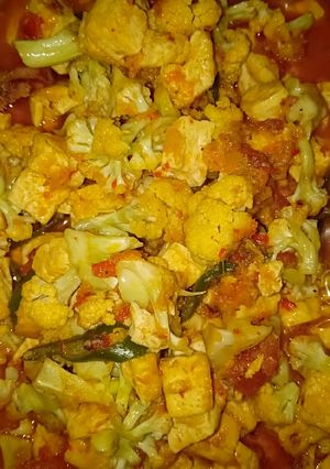 Foto resep Oseng tahu kembang kol