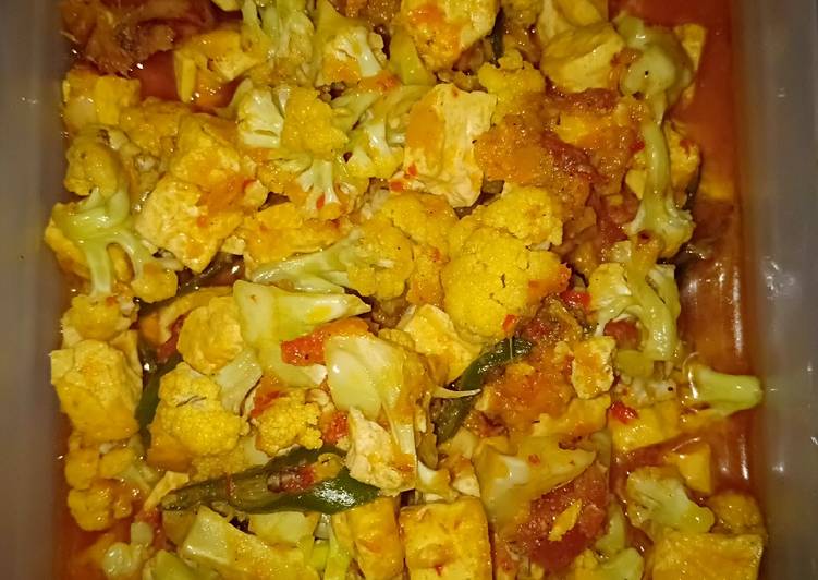 Oseng tahu kembang kol