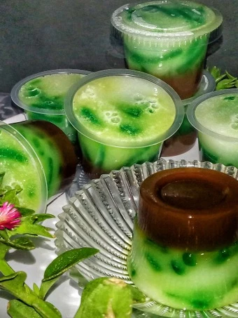 Langkah Mudah untuk Membuat Resep 17. Pudding cendol dawet yang Lezat Sekali Anti Ribet, Bikin Ngiler