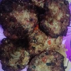 Chapli kabab #EidkiMeethas A picture of Chapli kabab #EidkiMeethas.