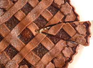 Foto di Crostata integrale con marmellata di fichi