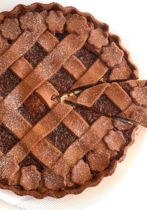 Foto di Crostata integrale con marmellata di fichi