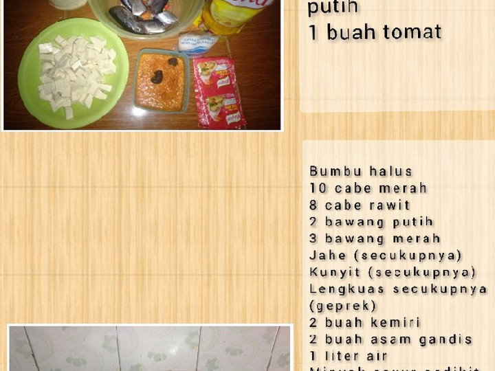 Resep Asam pedas (ikan tongkol) yang Lezat Sekali