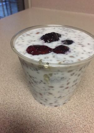 A picture of Chia seed pudding.