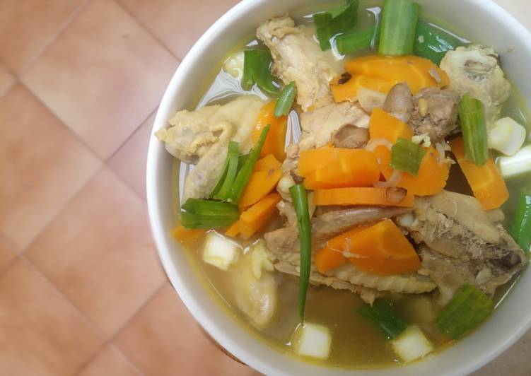 Resep Sup Ayam Kampung oleh Dapur Kania - Cookpad