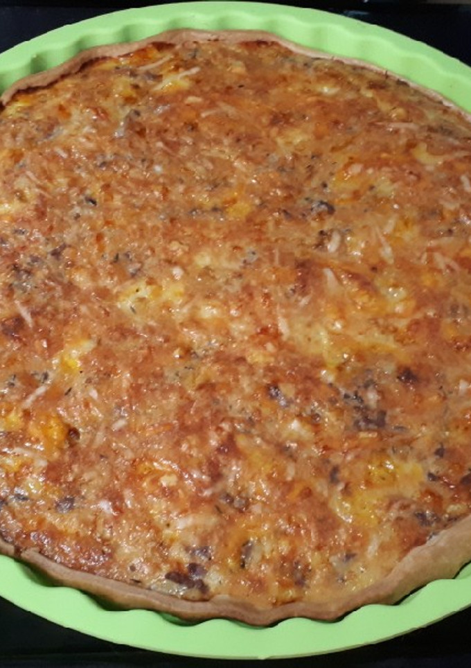 Una foto de 128. Quiche de carne picada