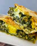 🥟EMPANADA🥟 DE 🥬VERDURA, HUEVO🥚Y QUESO 🥬🥚🧀🧅