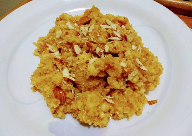 Recipe of Ultimate Halwa leftover ghee residue