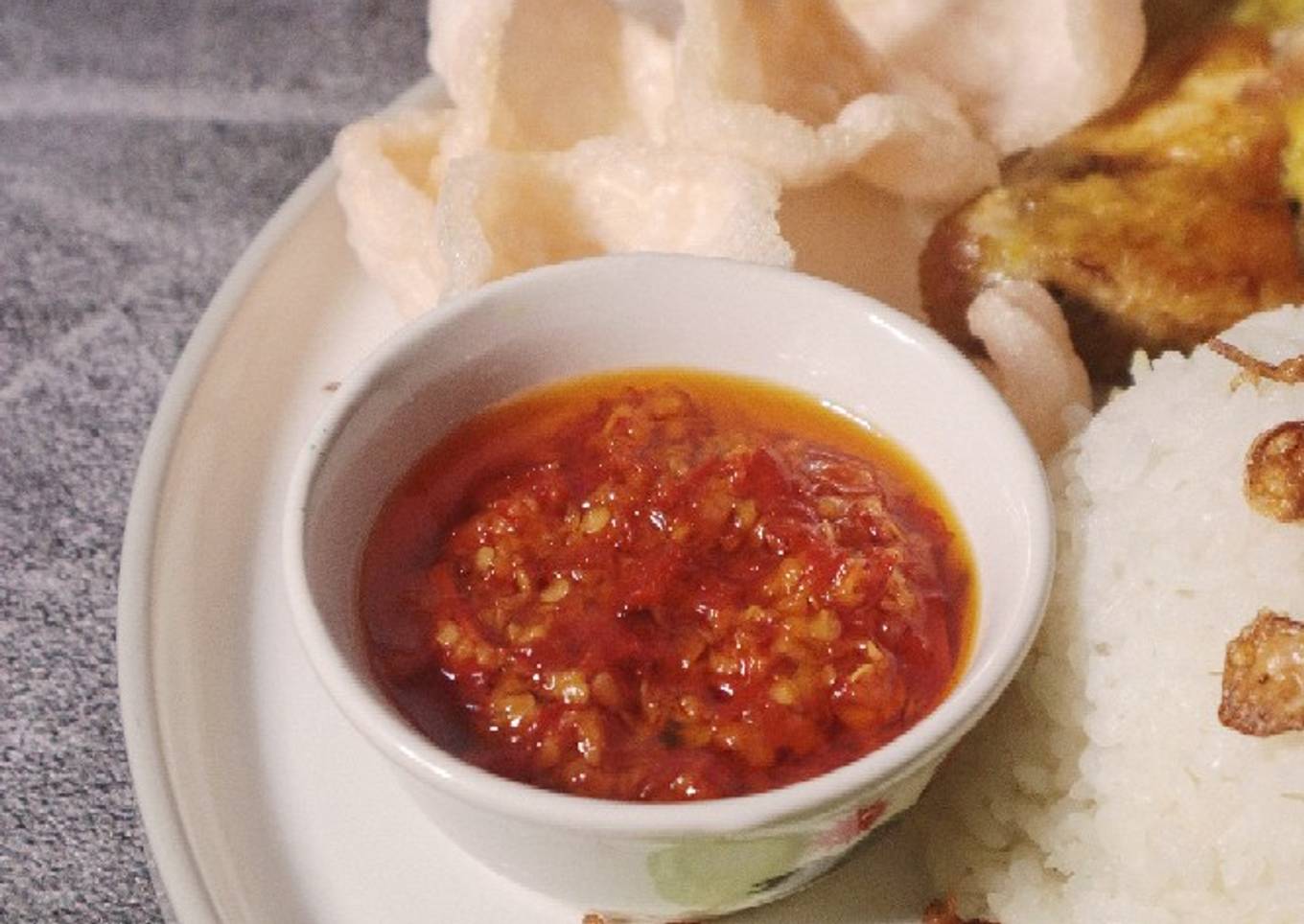 Sambal (Indonesian spicy sauce)