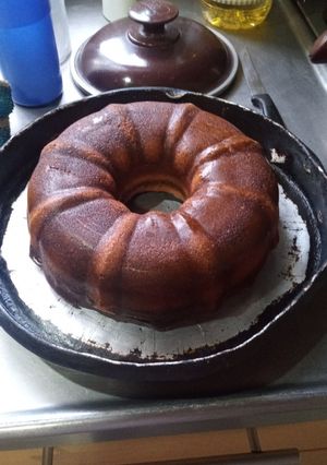 Una foto de Budín de naranja
