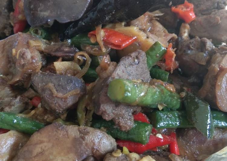 Cara mengolah Tumis ati ampela ayam Anti Gagal